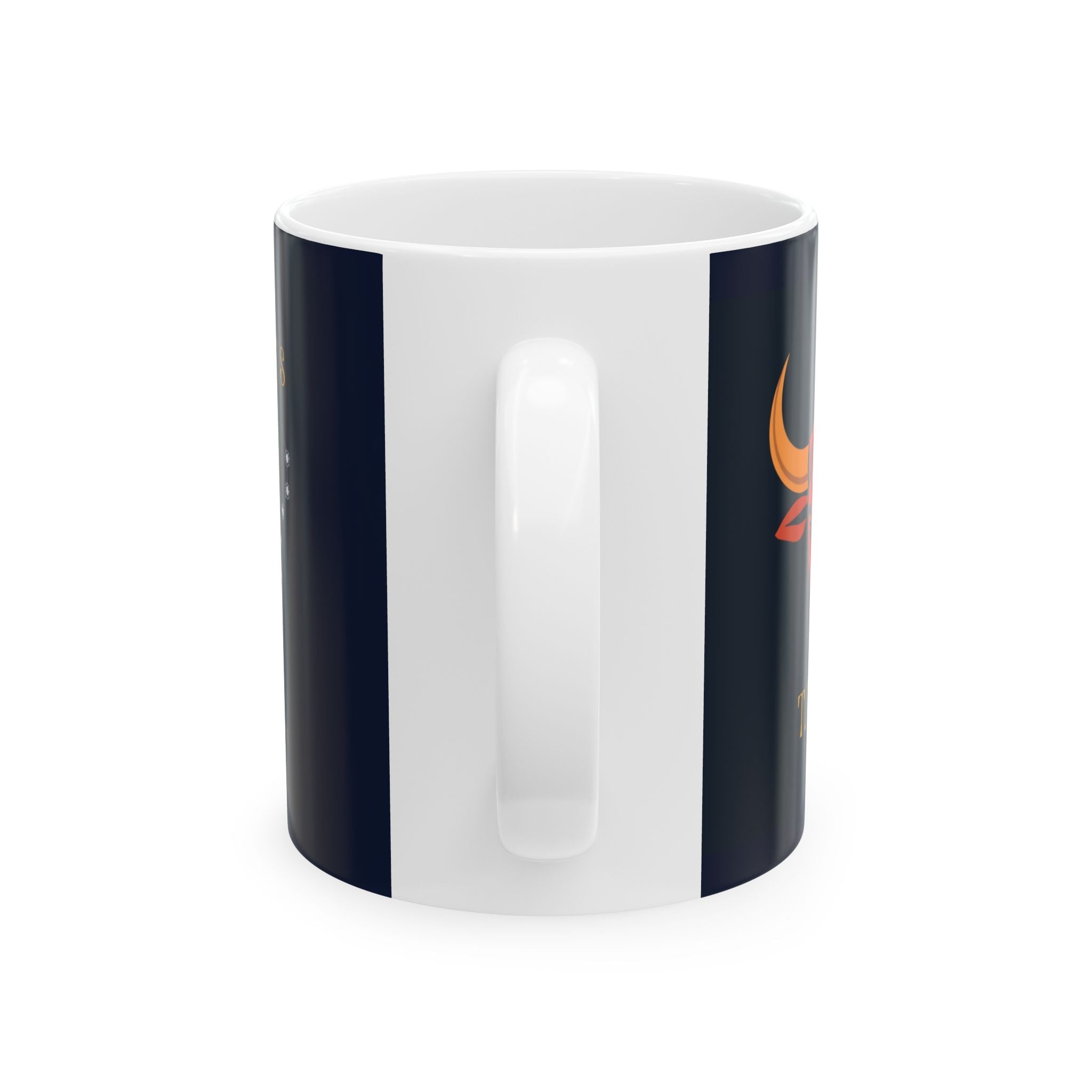 Astrology Taurus Ceramic Mug – Zodiac Bull Horoscope Coffee Cup (11oz, 15oz) - Erudition Designs