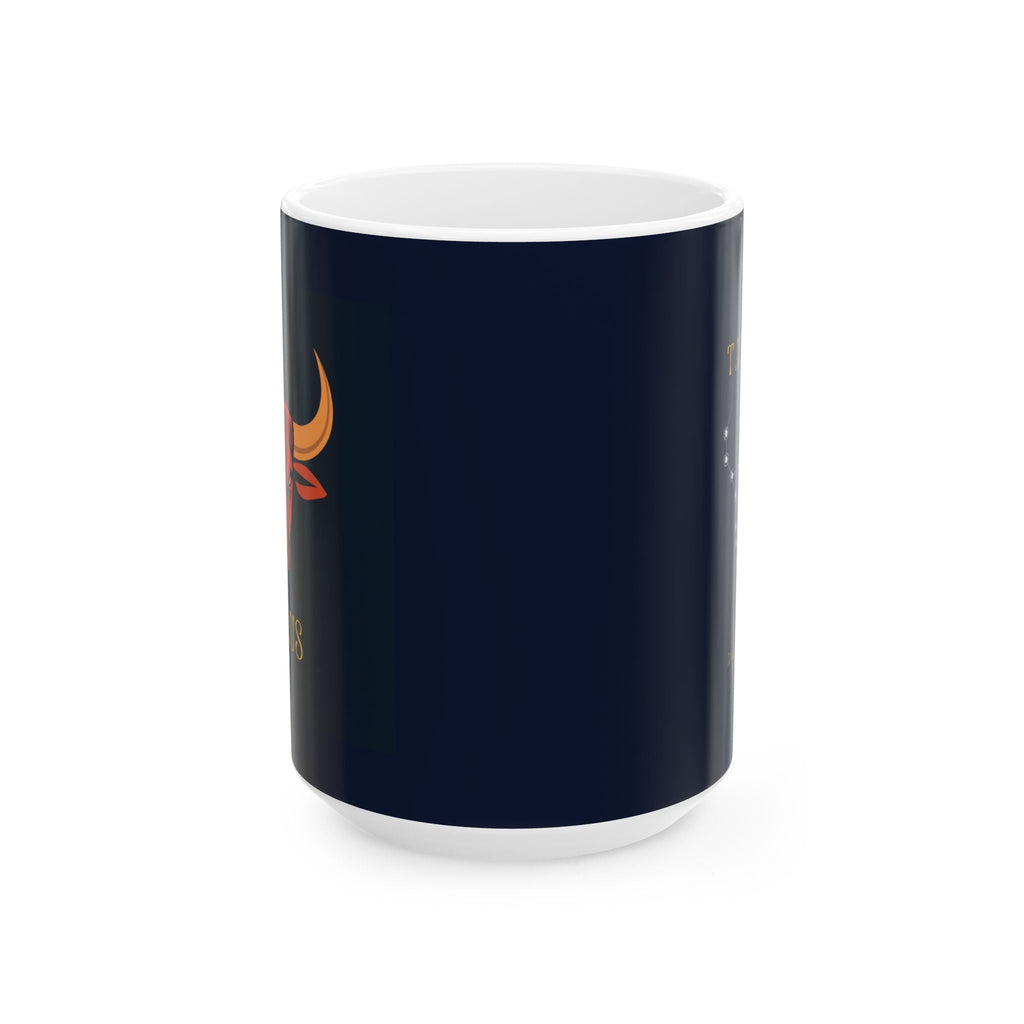 Astrology Taurus Ceramic Mug – Zodiac Bull Horoscope Coffee Cup (11oz, 15oz) - Erudition Designs