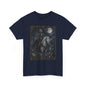 Death Tarot Card T-Shirt — Gothic Moonlit Horseman Tee - T-Shirt - Printify
