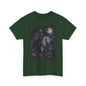 Death Tarot Card T-Shirt — Gothic Moonlit Horseman Tee - T-Shirt - Printify