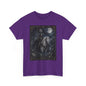 Death Tarot Card T-Shirt — Gothic Moonlit Horseman Tee - T-Shirt - Printify