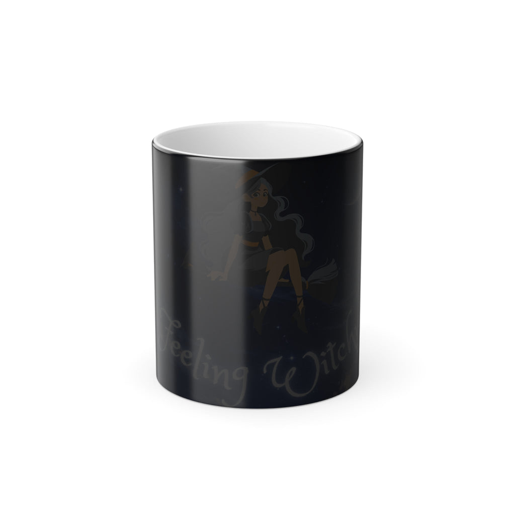 Feeling Witchy Color-Changing Mug — 11oz Magic Morphing Coffee Cup - Erudition Designs