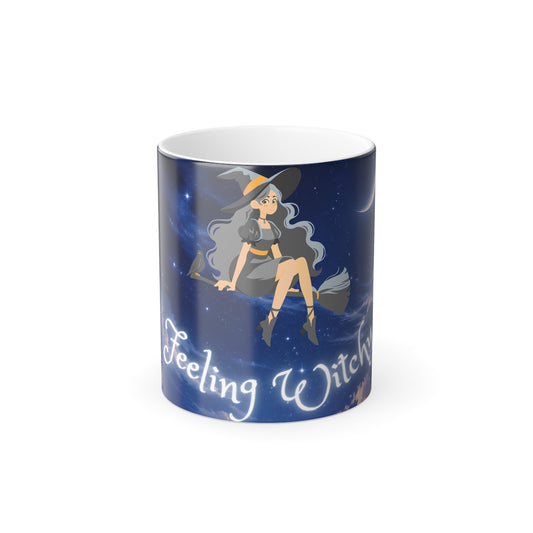 Feeling Witchy Color-Changing Mug — 11oz Magic Morphing Coffee Cup - Mug - Printify