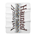 Haunted Night Sherpa Blanket – Spooky Skull Design Halloween Throw - Erudition Designs