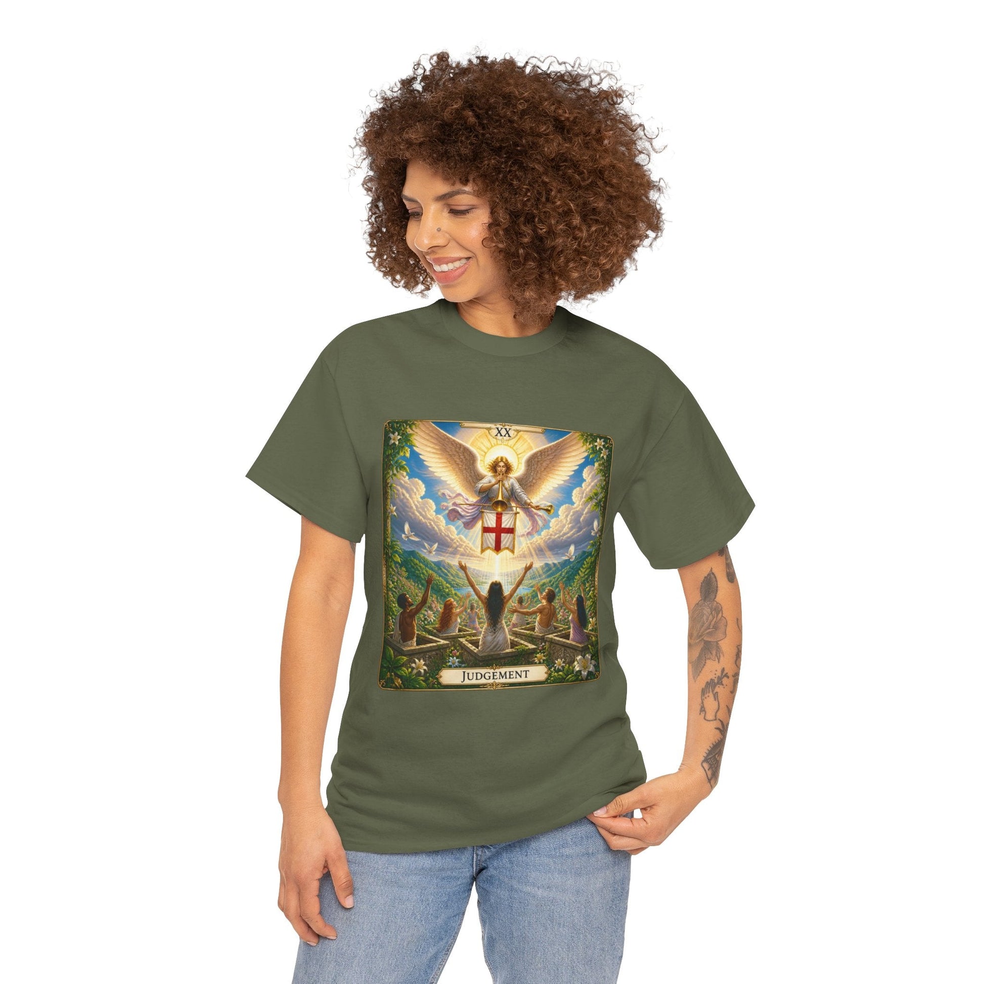 Judgement Tarot Card T-Shirt —Tarot Card Graphic Tee - T-Shirt - Printify