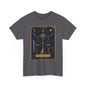Justice Tarot T‑Shirt — Tarot Card Graphic Tee - T-Shirt - Printify