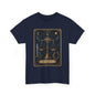 Justice Tarot T‑Shirt — Tarot Card Graphic Tee - T-Shirt - Printify