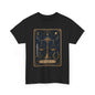 Justice Tarot T‑Shirt — Tarot Card Graphic Tee - T-Shirt - Printify