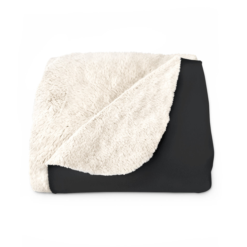 Moon Phase Sherpa Blanket — Celestial Lunar Cycle Fleece Throw - Erudition Designs