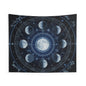 Moon Phase Tapestry — Celestial Zodiac Wall Hanging for Astrology & Meditation - Home Decor - Printify