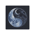 Moon Yin Yang Metal Art Sign — Celestial Wall Decor for Boho, Spiritual & Meditation Spaces - Erudition Designs