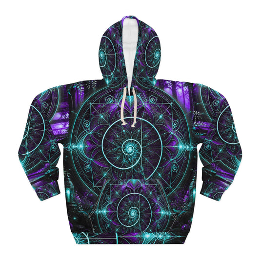 Mystic Spiral Hoodie — Psychedelic Sacred Geometry All-Over Print - All Over Prints - Printify