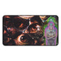 Psychedelic Visionary Desk Mat — Third Eye Eyes & Cosmic Figure - Home Decor - Printify