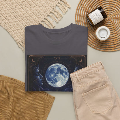 Tarot Moon Tee — The Moon Tarot Graphic T-Shirt - T-Shirt - Printify