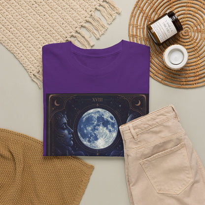 Tarot Moon Tee — The Moon Tarot Graphic T-Shirt - T-Shirt - Printify