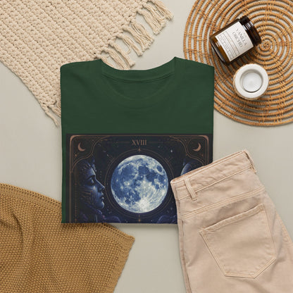 Tarot Moon Tee — The Moon Tarot Graphic T-Shirt - T-Shirt - Printify