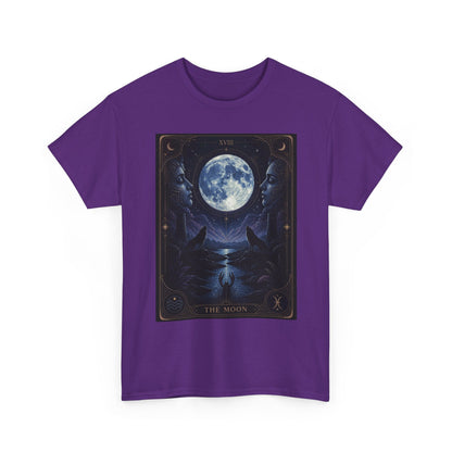 Tarot Moon Tee — The Moon Tarot Graphic T-Shirt - T-Shirt - Printify