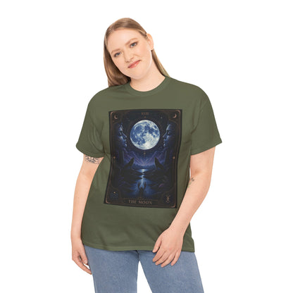 Tarot Moon Tee — The Moon Tarot Graphic T-Shirt - T-Shirt - Printify