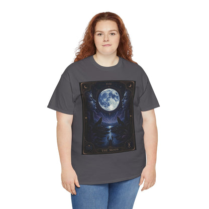 Tarot Moon Tee — The Moon Tarot Graphic T-Shirt - T-Shirt - Printify