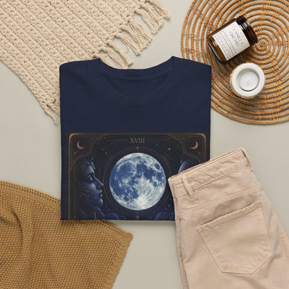 Tarot Moon Tee — The Moon Tarot Graphic T-Shirt - T-Shirt - Printify