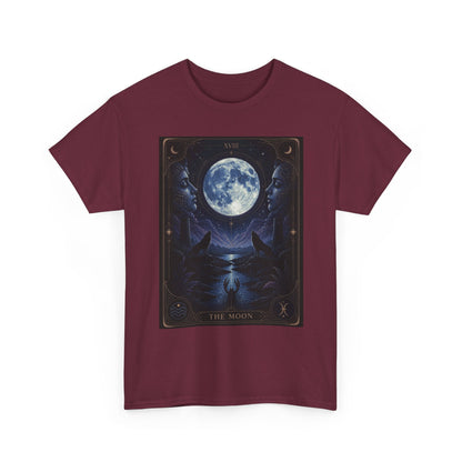 Tarot Moon Tee — The Moon Tarot Graphic T-Shirt - T-Shirt - Printify
