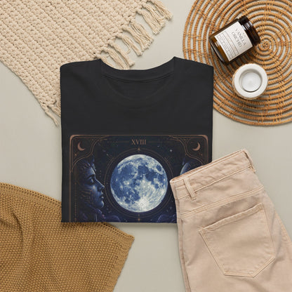 Tarot Moon Tee — The Moon Tarot Graphic T-Shirt - T-Shirt - Printify