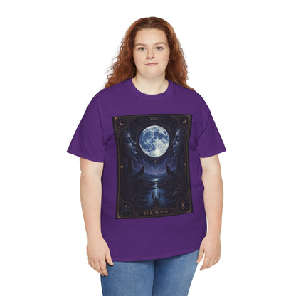Tarot Moon Tee — The Moon Tarot Graphic T-Shirt - T-Shirt - Printify
