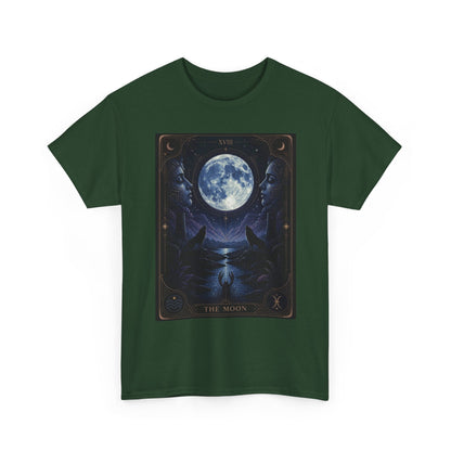 Tarot Moon Tee — The Moon Tarot Graphic T-Shirt - T-Shirt - Printify