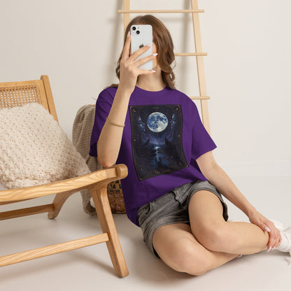 Tarot Moon Tee — The Moon Tarot Graphic T-Shirt - T-Shirt - Printify