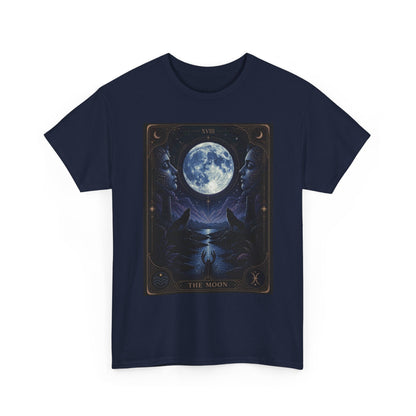 Tarot Moon Tee — The Moon Tarot Graphic T-Shirt - T-Shirt - Printify