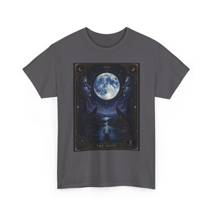 Tarot Moon Tee — The Moon Tarot Graphic T-Shirt - T-Shirt - Printify
