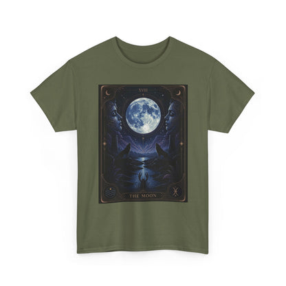 Tarot Moon Tee — The Moon Tarot Graphic T-Shirt - T-Shirt - Printify