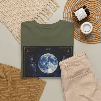 Tarot Moon Tee — The Moon Tarot Graphic T-Shirt - T-Shirt - Printify