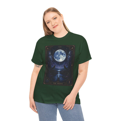 Tarot Moon Tee — The Moon Tarot Graphic T-Shirt - T-Shirt - Printify