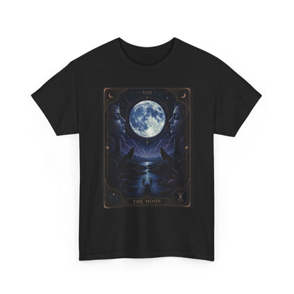 Tarot Moon Tee — The Moon Tarot Graphic T-Shirt - T-Shirt - Printify