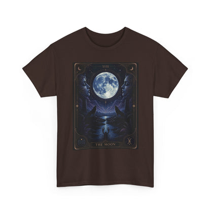 Tarot Moon Tee — The Moon Tarot Graphic T-Shirt - T-Shirt - Printify