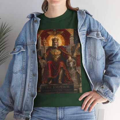 Tarot The Emperor T-Shirt – Vintage Occult Card Graphic Tee - Erudition Designs