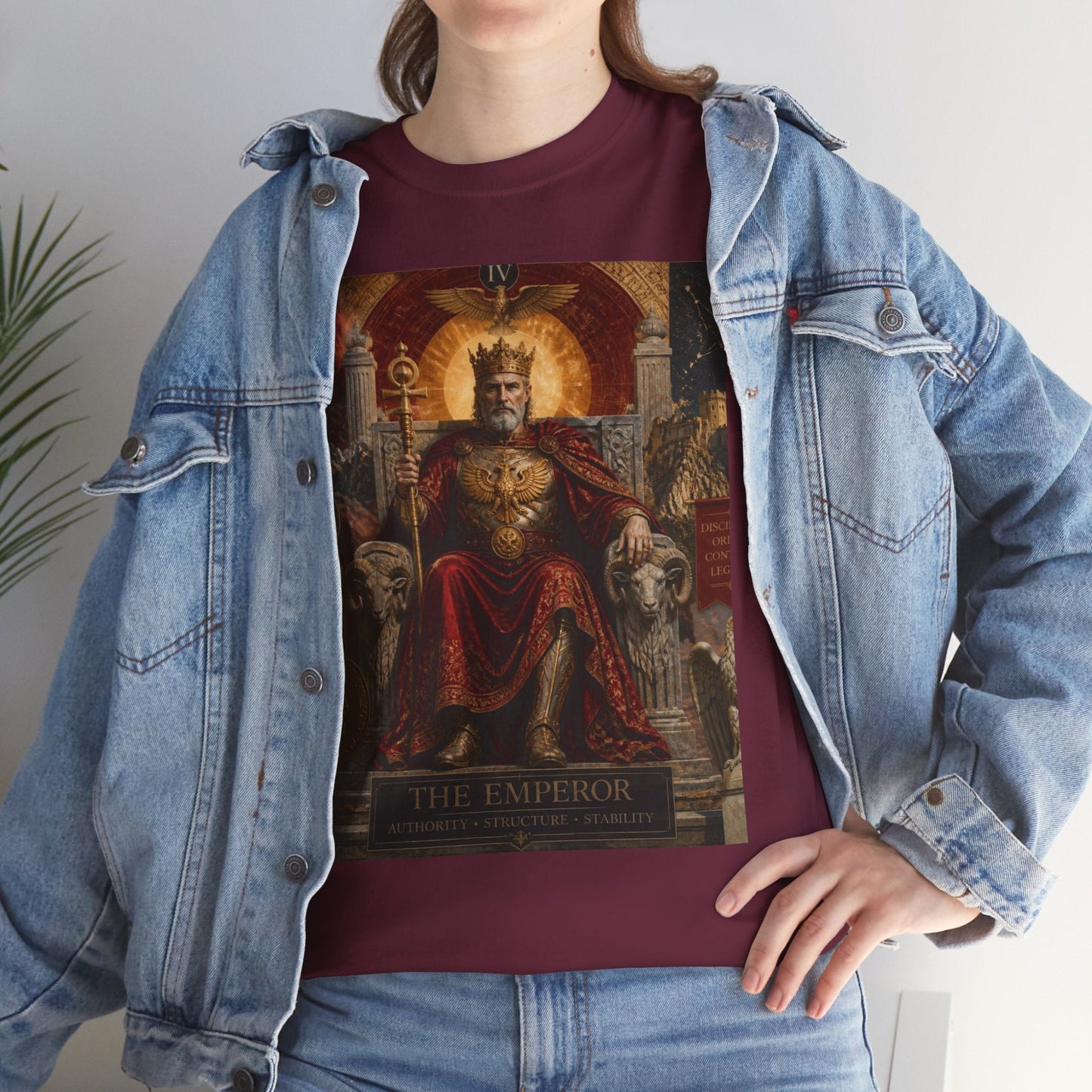 Tarot The Emperor T-Shirt – Vintage Occult Card Graphic Tee - Erudition Designs