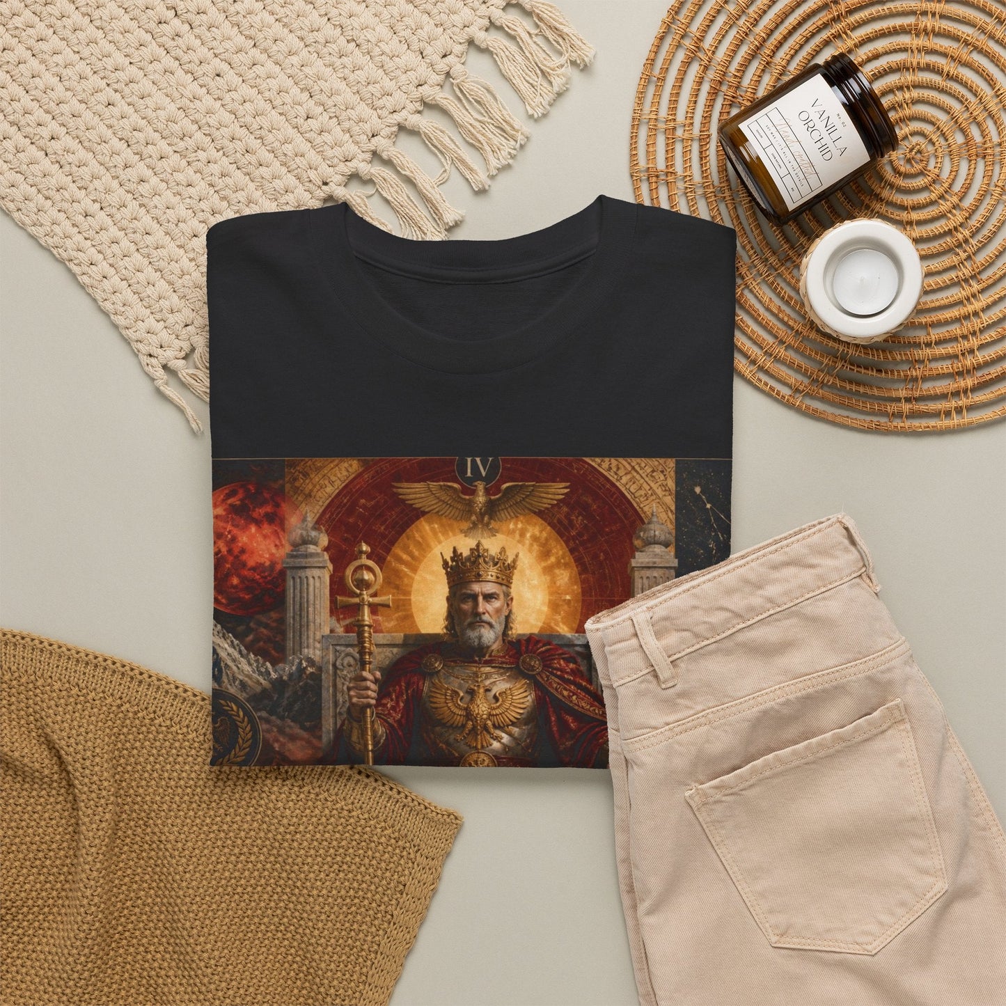 Tarot The Emperor T-Shirt – Vintage Occult Card Graphic Tee - Erudition Designs