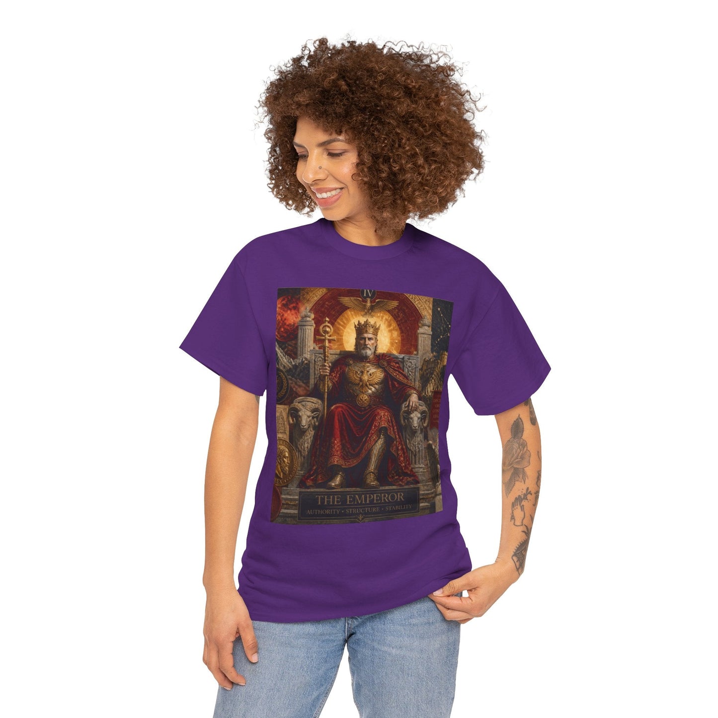 Tarot The Emperor T-Shirt – Vintage Occult Card Graphic Tee - Erudition Designs