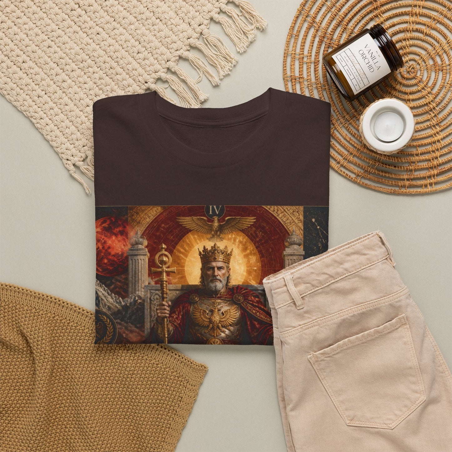 Tarot The Emperor T-Shirt – Vintage Occult Card Graphic Tee - Erudition Designs