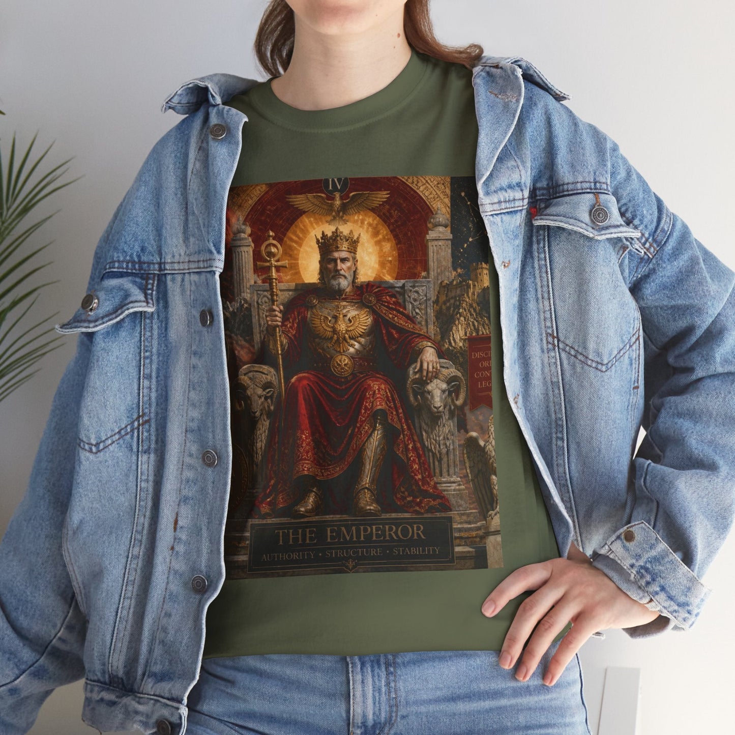 Tarot The Emperor T-Shirt – Vintage Occult Card Graphic Tee - Erudition Designs