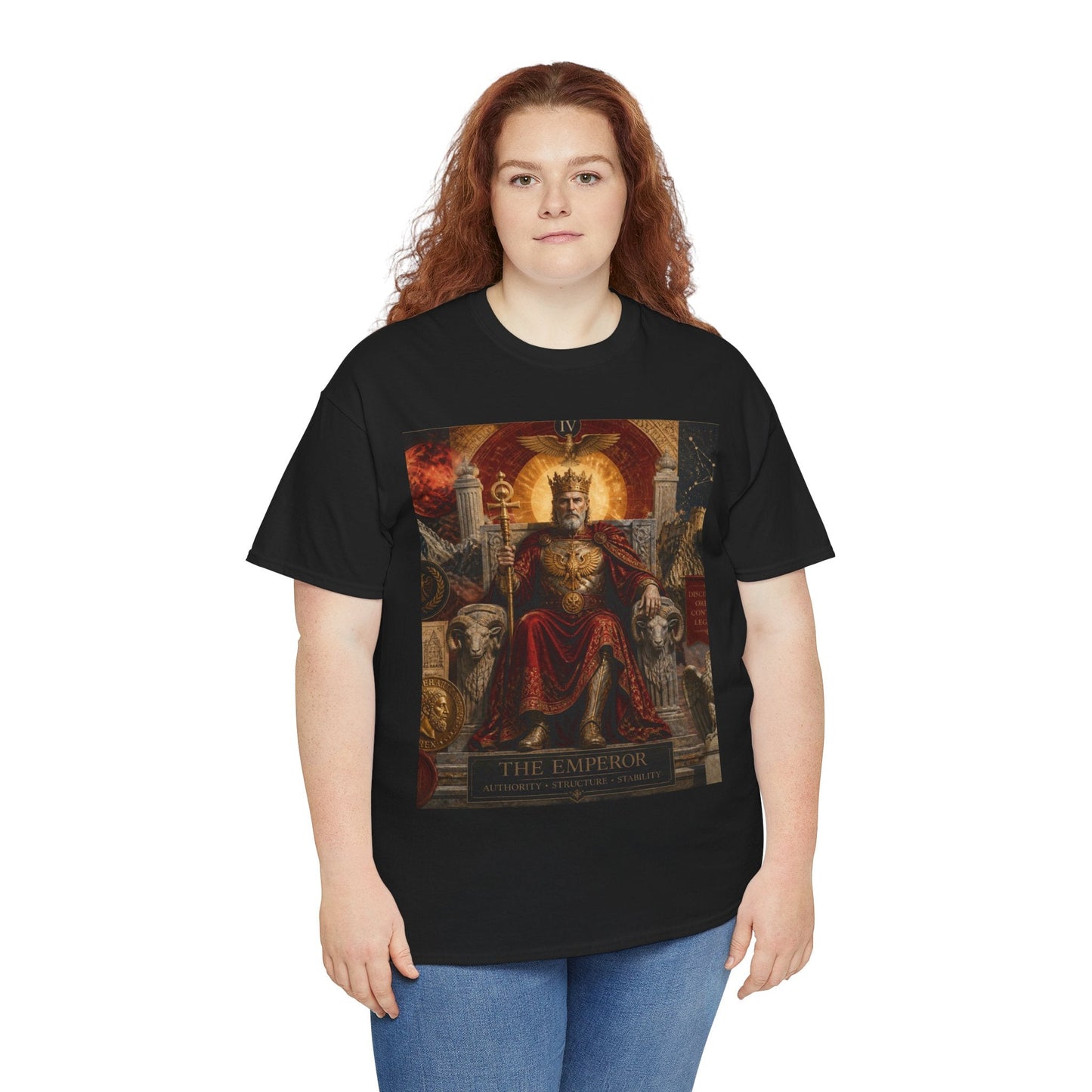 Tarot The Emperor T-Shirt – Vintage Occult Card Graphic Tee - Erudition Designs