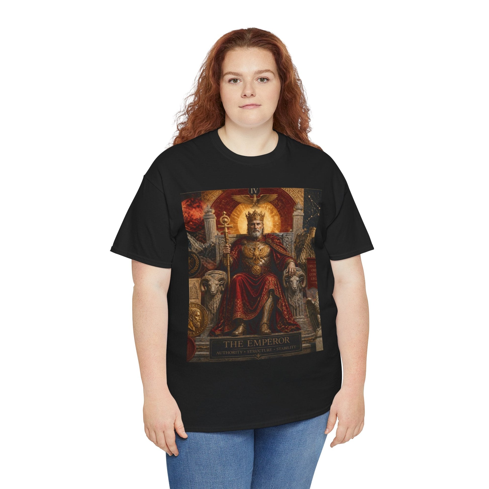 Tarot The Emperor T-Shirt – Vintage Occult Card Graphic Tee - Erudition Designs