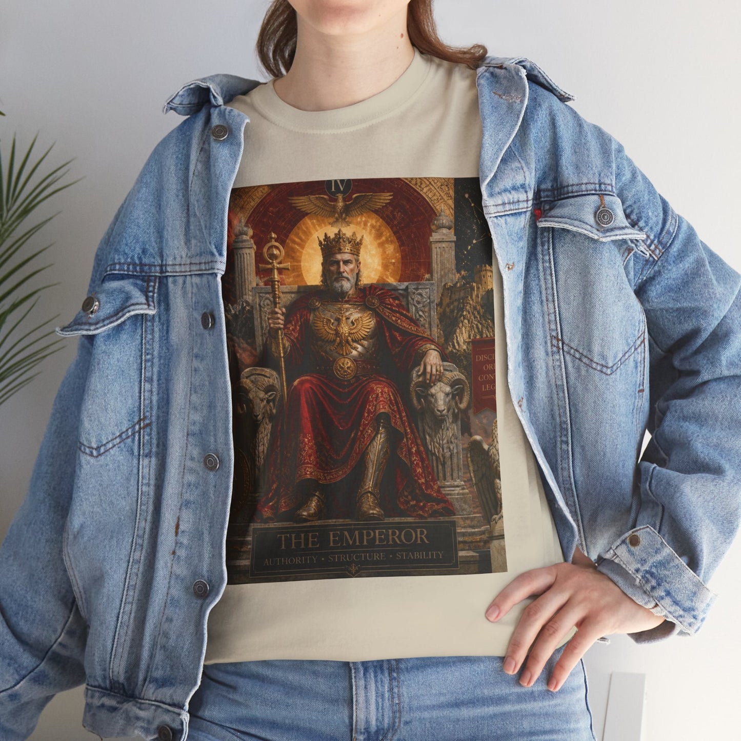 Tarot The Emperor T-Shirt – Vintage Occult Card Graphic Tee - Erudition Designs