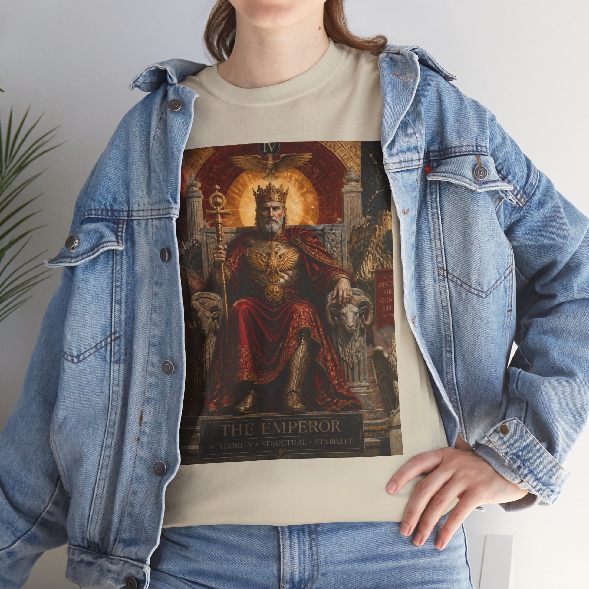 Tarot The Emperor T-Shirt – Vintage Occult Card Graphic Tee - Erudition Designs