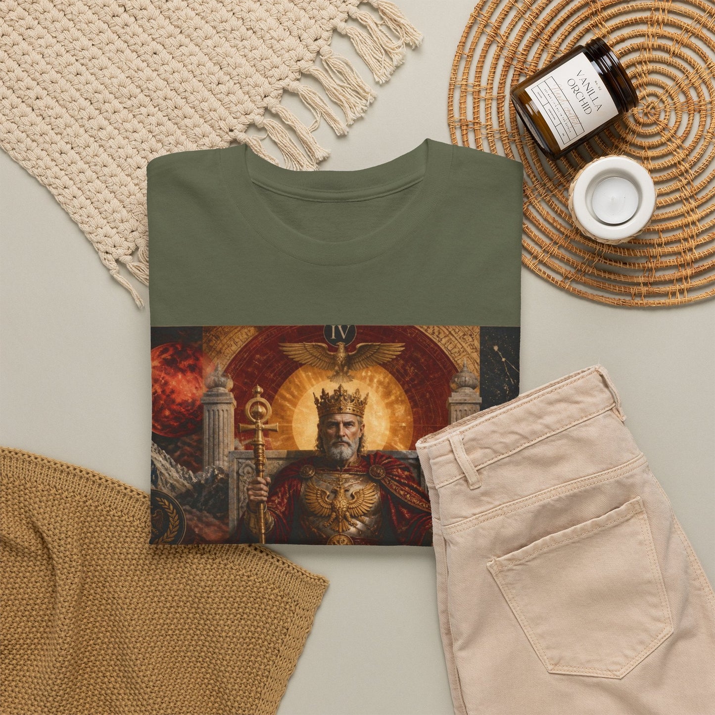 Tarot The Emperor T-Shirt – Vintage Occult Card Graphic Tee - Erudition Designs