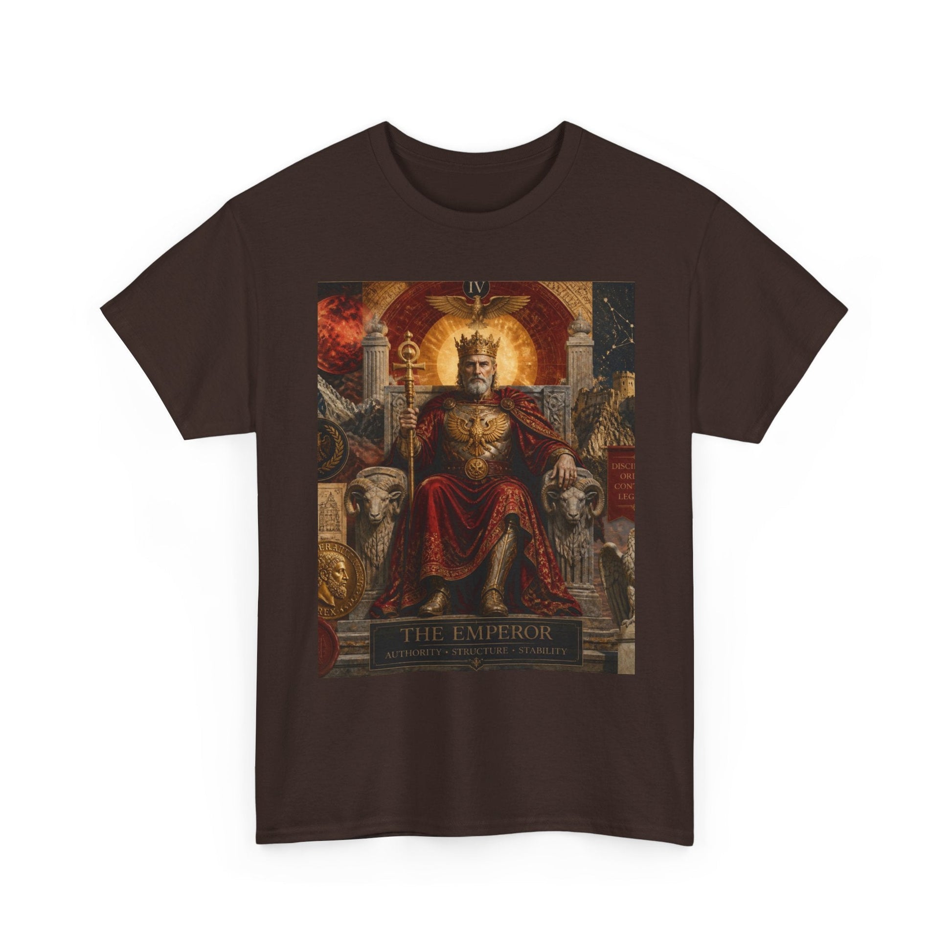 Tarot The Emperor T-Shirt – Vintage Occult Card Graphic Tee - Erudition Designs