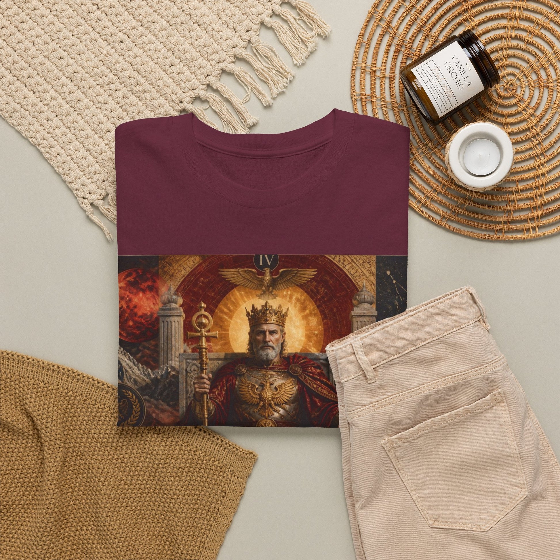 Tarot The Emperor T-Shirt – Vintage Occult Card Graphic Tee - Erudition Designs
