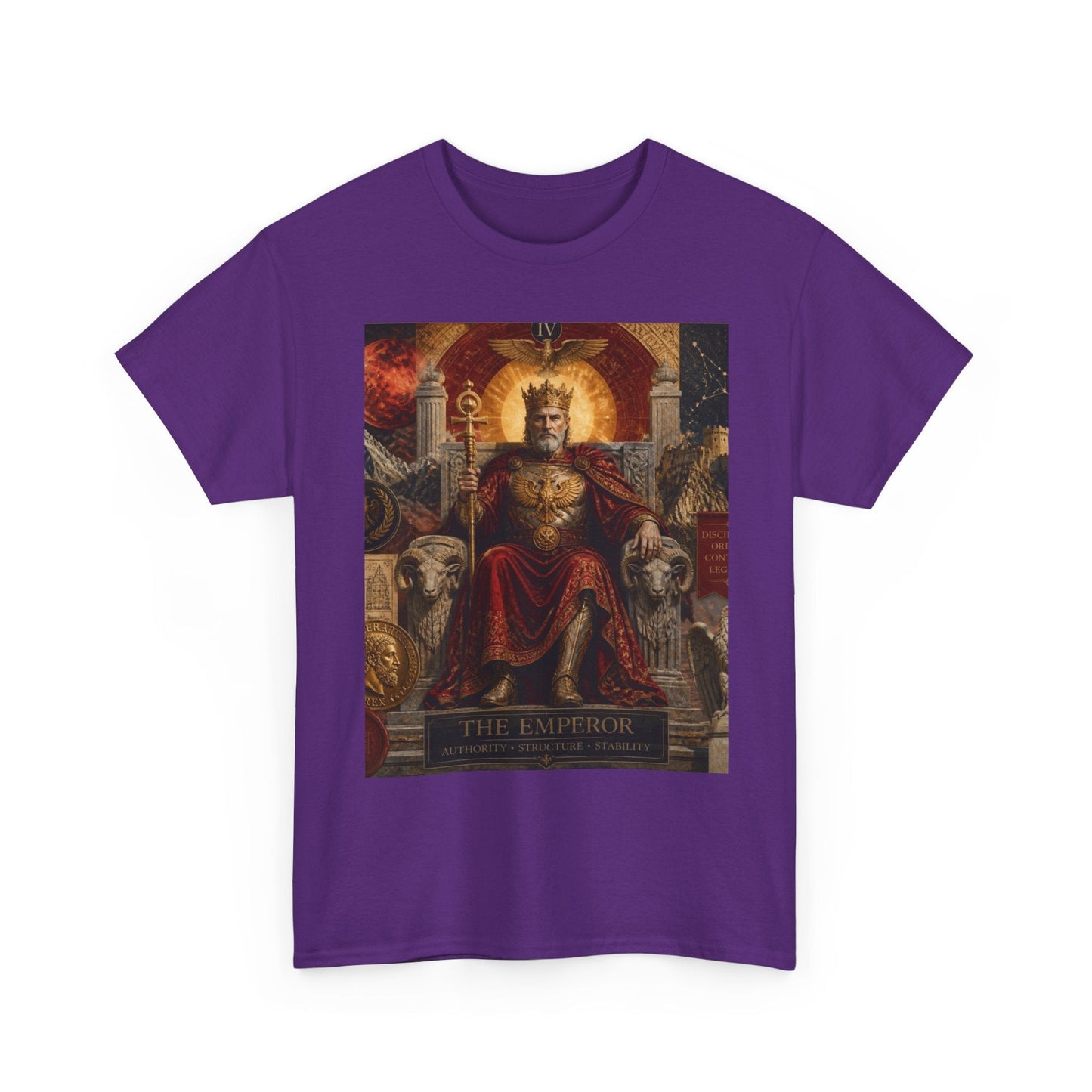 Tarot The Emperor T-Shirt – Vintage Occult Card Graphic Tee - Erudition Designs